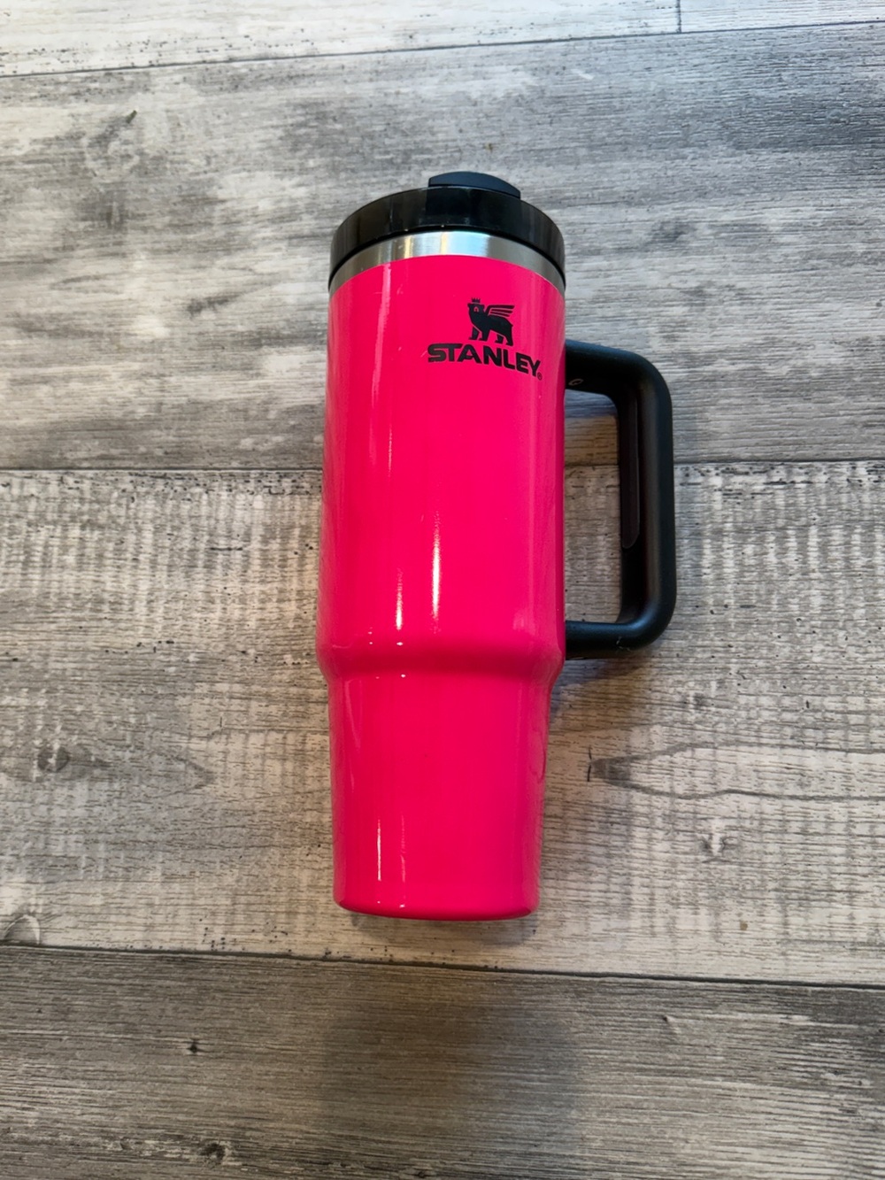 Stanley 30oz Tumbler in neon pink